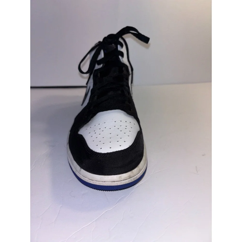 Nike Air Jordan 1 Mid SE Sneakers Mens US 10.5 Black‎ White Lace Up 852542-102